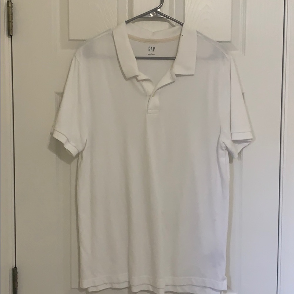 GAP white polo shirt